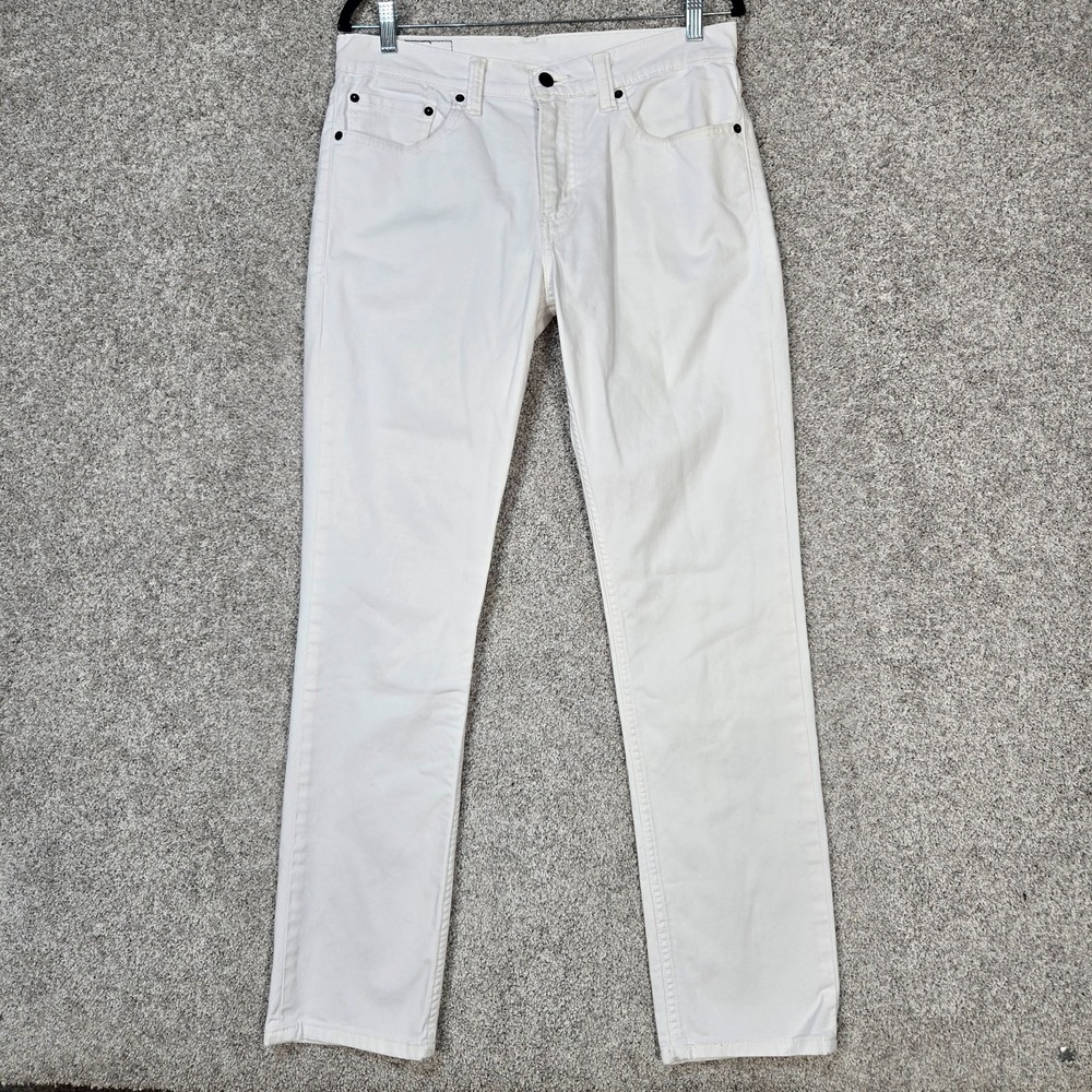 Levi's 511 Slim Fit Jeans Mens 32x32 White Denim Stretch Pants